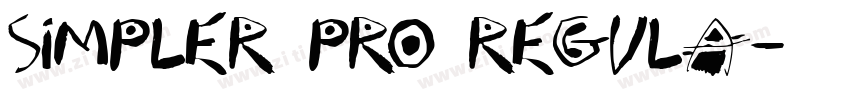 Simpler Pro Regula字体转换